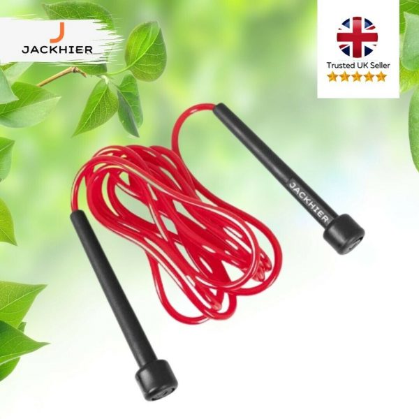 Adjustable Skipping Rope Jump Boxing Fitness Speed Rope Adult Kids Free P&P UK.