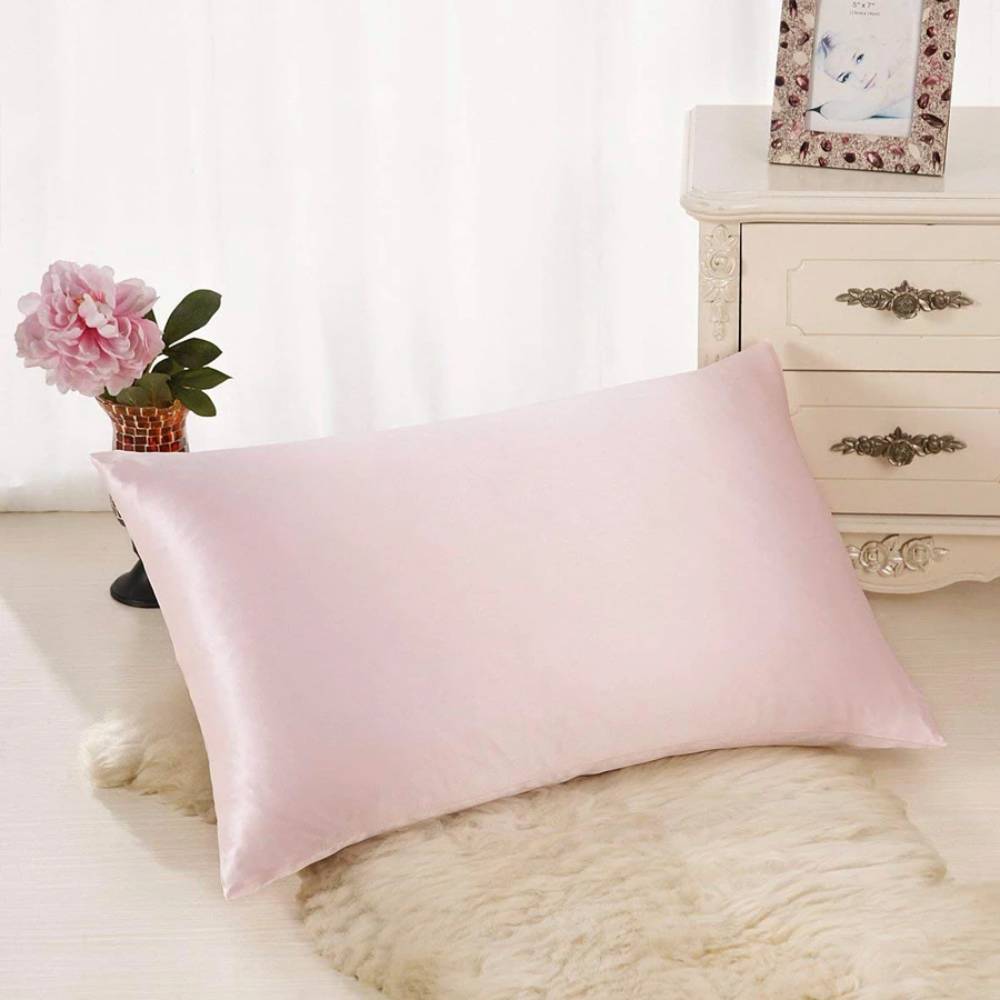 pink silk pillowcases